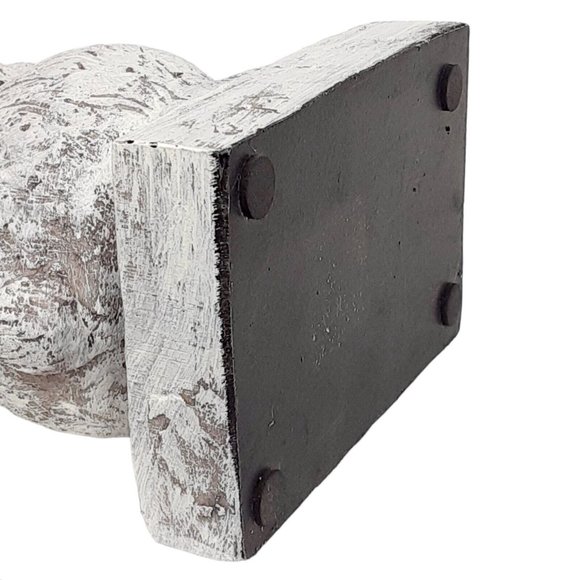 Stacked Bunnies Rabbit Totem Pole 14.25" Gray Resin Spring Easter Statue Figure - Picture 10 of 10